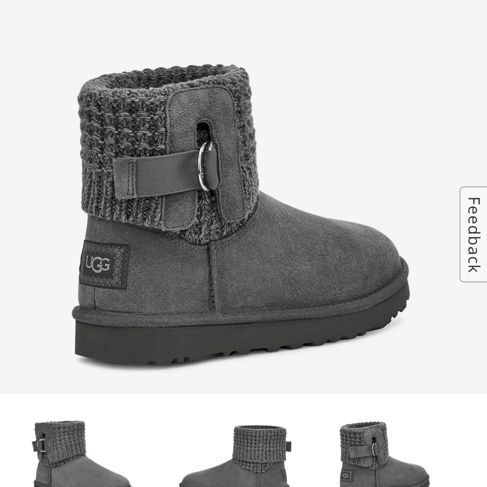 Brand NEW GREY SOLENE UGG with box never worn